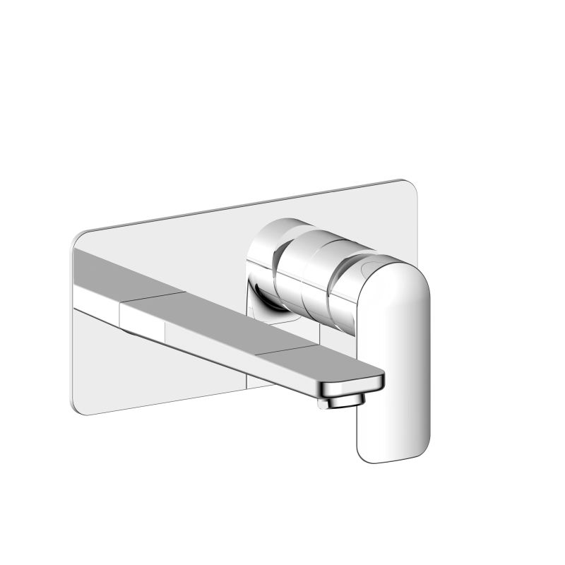 Suburb Wall Mounted Basin Mixer - Chrome